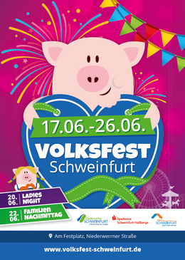 Flyer Volksfest Vorderseite 220408