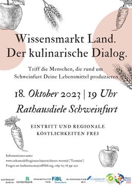 Nr. 238, Wissensmarkt Land. Der Kulinarische Dialog_Schweinfurt_18.10.23