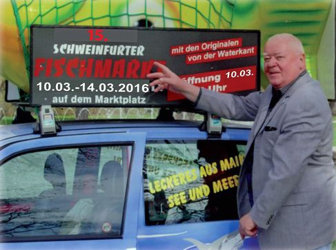 Fischmarkt 2016 - Organisator Horst Schneider  - Foto (c) Interessengem. unterfr. Jahrmärkte