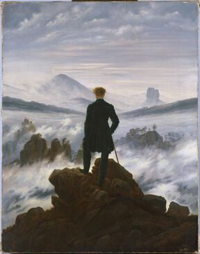 08_C.D.F., Wanderer über dem Nebelmeer, um 1817_Kunsthalle Hamburg